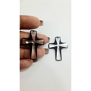 Pingente Cristal Jateado Preto Cosmojet Swarovski