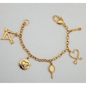 Pulseira Amores Orixás Oxossi Oxum Oxalá Umbanda Candomblé