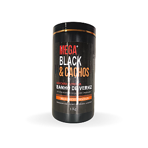 Máscara Nutritiva Banho de Verniz 1Kg | Mega Black & Cachos