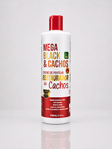 Restaurador de Cachos 500ml | Creme de Pentear Mega Black & Cachos