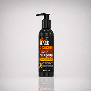 Leave-in Purificante Capilar 240ml | Mega Black & Cachos