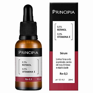 Sérum Principia Retinol 0,3% + Vitamina E -  Skincare Rn-0,3