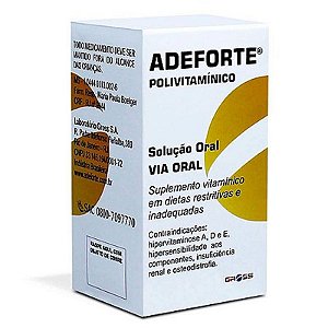 Suplemento Vitamínico Adeforte - Gross - 1 Ampola com 3ml