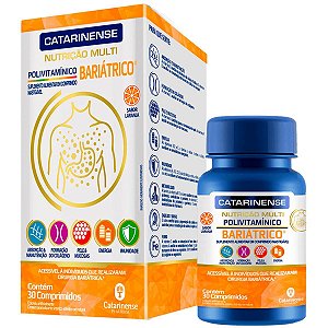 Polivitamínico Bariátrico Catarinense - 30 comprimidos mastigáveis