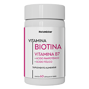 Biotina 500mg 60 Cápsulas