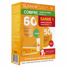 Kit Protetor Solar Sunmax Intense FPS 60 + Sensitive