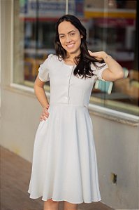 Vestido de Linho Helena Branco