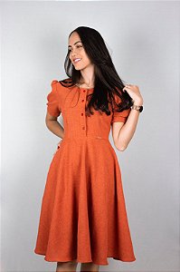 Vestido de Linho Helena Salmão