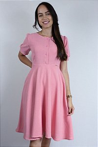 Vestido de Linho Helena Rosa