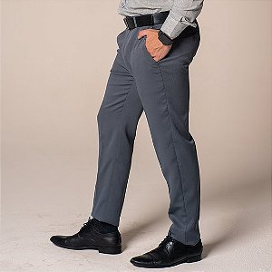 Microfibra CalÃ§a Social Masculina Slim Fit Preta Calça Masculina