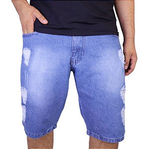Bermuda Jeans Premiun - Azul