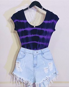 Body Tie Dye Roxo