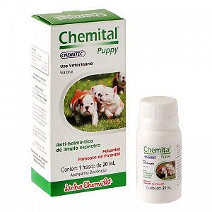 Vermífugo Chemital para Cães Puppy 20ml