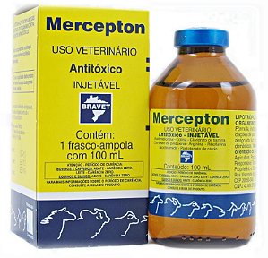 Mercepton 100 Ml - Anti-toxico Injetavel - Bravet