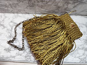 Clutch Franja I - Gold