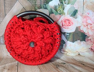 Clutch Redonda Vermelha