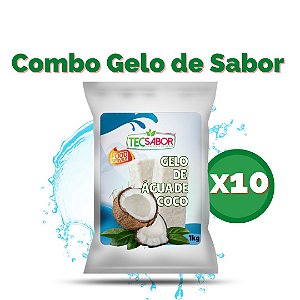 Gelo de água de côco e Gelo de sabor para Drinks 