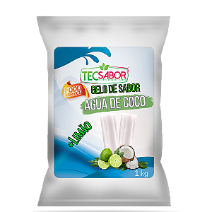 Gelo de Sabor Água de Coco com Limão