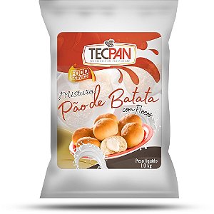 Pão de Batata com flocos Concentrado Pré mix Tecpan 1kg