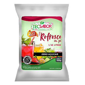Refresco em pó Zero 500g Faz 25 Litros