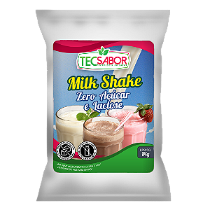 Milk Shake Zero Lactose e Zero Açúcar - Tecsabor