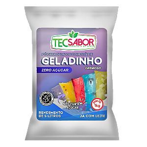 Geladinho Cremoso Zero Açúcar