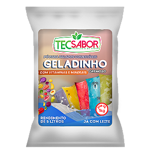 Geladinho Cremoso Vitaminas e Minerais