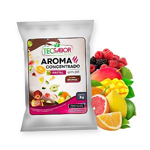 Aroma Pó Frutal Concentrado Alimentício Industrial Sabores Diversos
