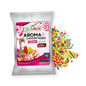 Aroma Pó Candy Concentrado Alimentício Industrial Sabores Diversos