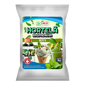 Raspadinha Hortelã +Sabores Base Pó Pronta Tecsabor