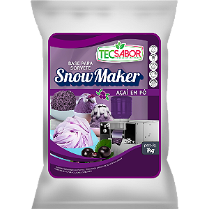 Base para Sorvete Snowmaker Açaí 1kg