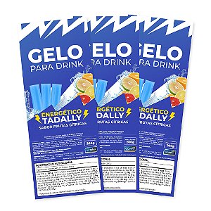 Etiqueta para Gelo de Sabor Energético Tadally - 50 Unidades