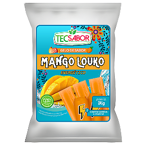 Gelo de Sabor Energético Mango Louko 50L