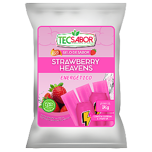 Gelo de Sabor Energético Strawberry Heavens 50L