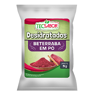 Beterraba desidratada em pó