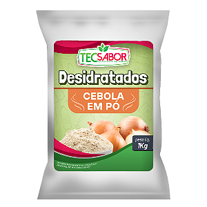 Cebola desidratada em pó