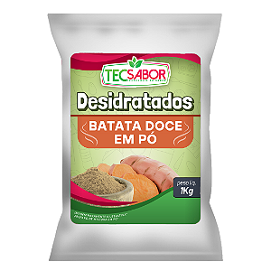 Batata doce desidratada em pó