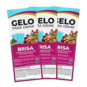Etiqueta para Gelo de Sabor Brisa - 50 Unidades