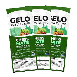 Etiqueta para Gelo de Sabor CHESS MATE - 50 Unidades