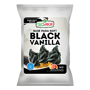 Base para Sorvete Soft Black Vanilla 1 kg