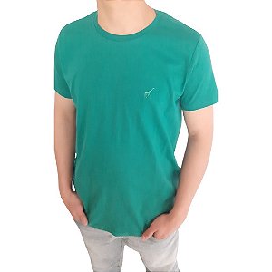 Camiseta Puro Algodão Coleção Casual Girafa