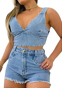Cropped Jeans Elastek