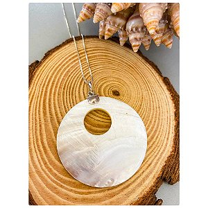 Colar Feminino Madrepérola Natural em Prata 925