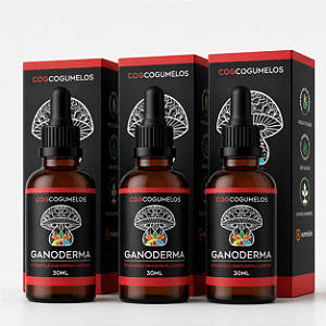 Kt 3 Extratos de Cogumelo Ganoderma Lucidum (Reishi)