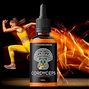 Suplemento de Cogumelo Cordyceps - Cordyceps Militaris - 50ml