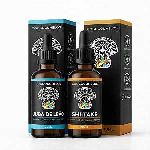 Kit Duo - Juba de Leão + Shiitake