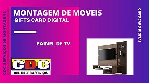 Montagem de Moveis - Montagem de Painel de tv sem Espelho - Serviço de Moveis de Moveis