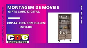 Montagem de Moveis  - Montagem de Cristaleira com ou sem Espelho