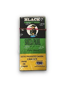 PALHEIROS SOUZA PAIOL BLACK MENTHOL - CIGARROS DE PALHA