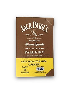 PALHEIROS JACK PAIOL'S CHOCOLATE - CIGARROS DE PALHA (MAÇO C/ 10 UNID)